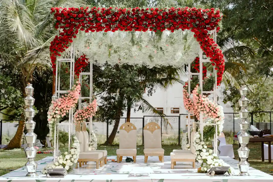 outdoor wedding decoration - best wedding event organisers in bangalore